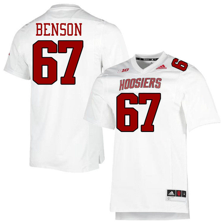 Kahlil Benson Indiana Jerssey,Indiana University Hooisers Football Jersey,Uniforms-Retro White